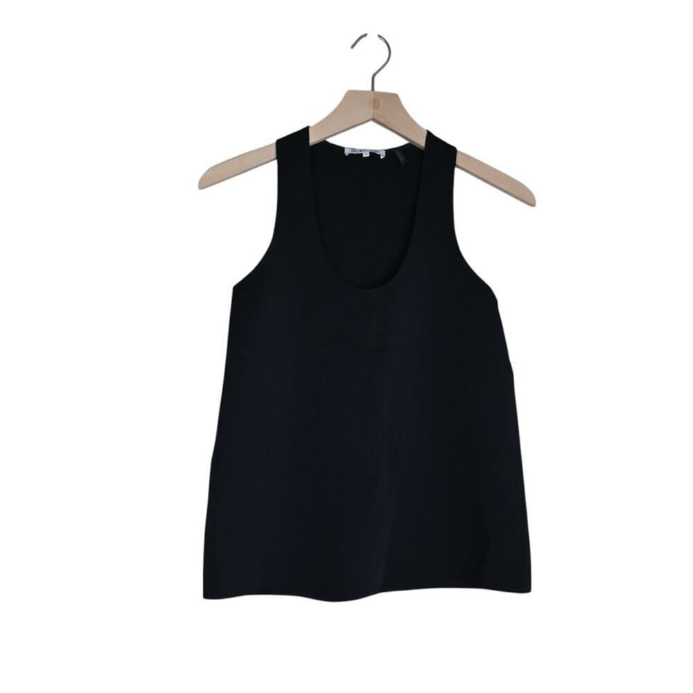 Helmut Lang Womens XS Black Scoop Neck Tank